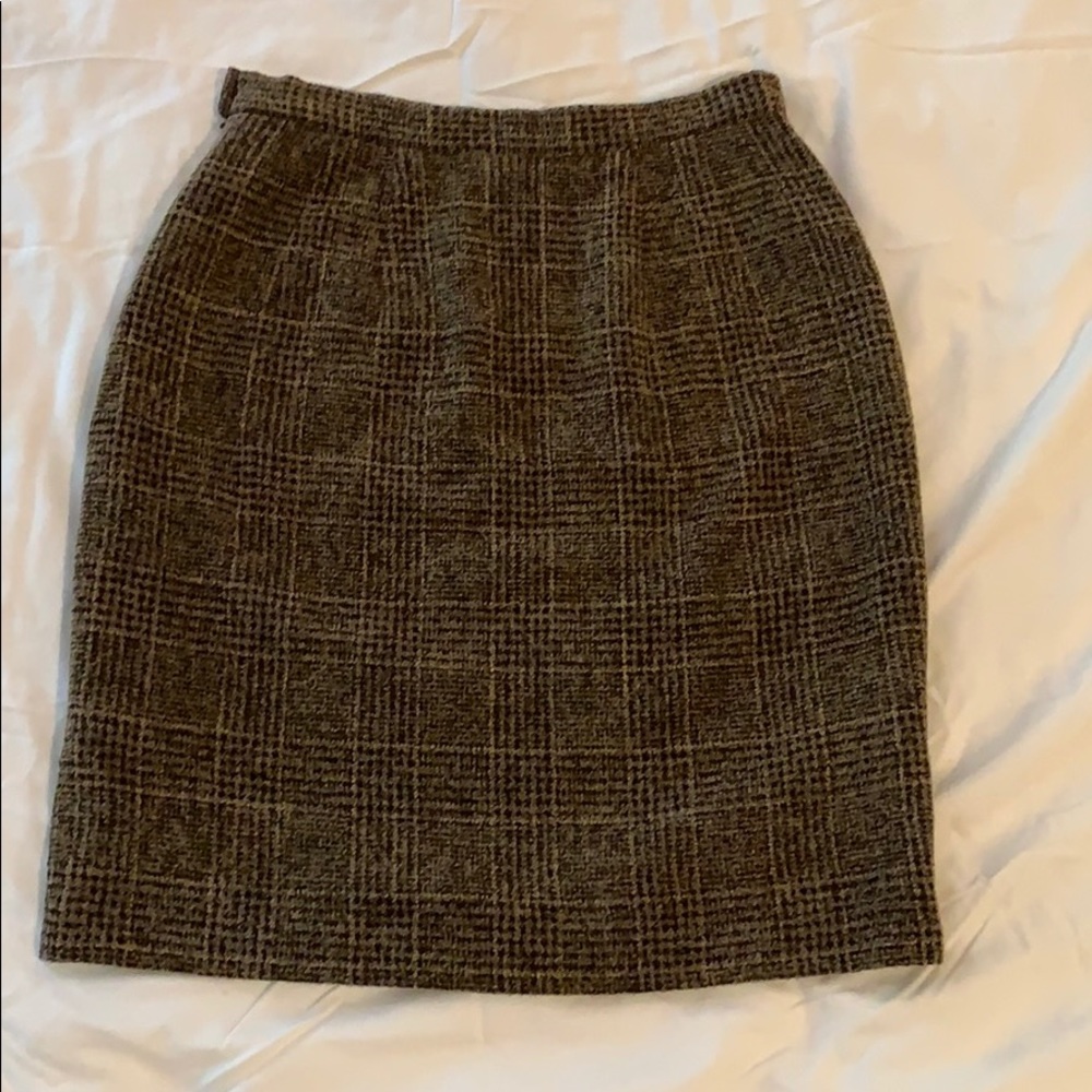 Wool and nylon skirt